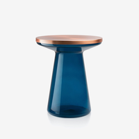Table basse moderne en verre trempé, style nordique, pour salon, balcon, meuble d'appoint, usage domestique