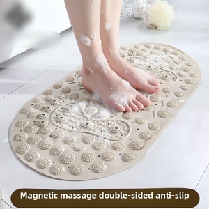 Alfombrilla de Baño y Ducha Antideslizante Moderna de PVC con Efecto de Masaje, Alfombrilla Magnética para Baño para Hoteles y Baños - Product Image 3