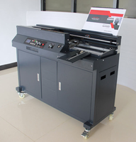 Relieuse verticale 50R avec colle latérale, machine de reliure à chaud professionnelle pour documents, idéale pour l'impression de bureau