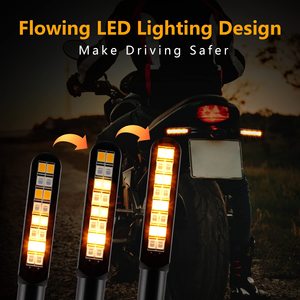 Luces <span class=keywords><strong>Intermitentes</strong></span> <span class=keywords><strong>LED</strong></span> para Motocicleta, Aleación de Aluminio, Súper Brillantes, Delanteras y Traseras, para Harley, Honda, Suzuki, <span class=keywords><strong>Yamaha</strong></span> - Product Image 6