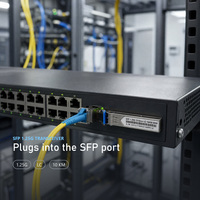 Module émetteur-récepteur optique SFP 1.25G 1310nm LC 10KM DDM 1000BASE-LX Fibre optique