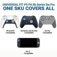 Capuchon de protection en silicone pour joystick analogique de manette de jeu Xbox One Series X S PS4 PS5 Switch 2 Joy-con, commande instantanée