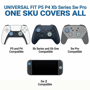 Instant Order Silicone Thumb Stick Grip Cap for Xbox One Series X S PS4 PS5 Switch 2 Joy-con Controller Gamepad Analog Joystick - Product Image 2