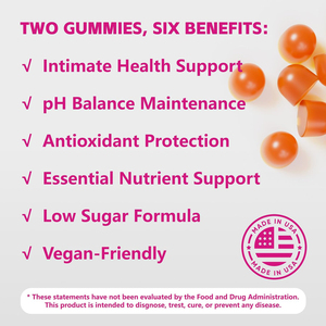 Gomitas MINGYAN Premium para el Equilibrio Femenino con Piña y Probióticos, Apoyo al Equilibrio del pH, 60 Gomitas para la Salud Íntima de la Mujer - Product Image 3