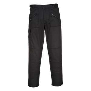 PORTWEST - S905BKR42 Pantalón negro de acción elástica-PANTALONES DE TRABAJO EAN 5036108352586 PANTALONES DE TRABAJO DE RENDIMIENTO - Product Image 1