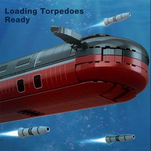 Reobrix 33048 Military Series Typhoon Class Submarine 2895PCS Building Block Model Technical Educational Toy Festival Gift - Product Image 4
