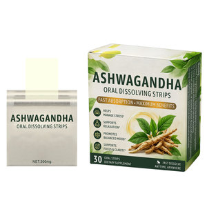 OEM Complément Alimentaire Bio en Film Oral Dissoluble Magique, à base d'Extrait de Champignons Crinière de Lion Sauvage et Reishi, et d'Ashwagandha, Séché et Végétalien - Product Image 2