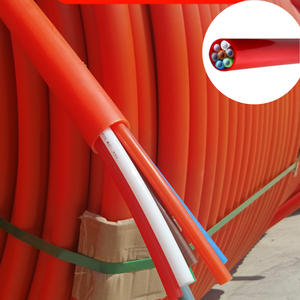 Conducto Multifilar de HDPE Anti-UV con Núcleo de Silicona de 7 Vías DN32 DN40 para Fibra Soplada FTTH, Telecomunicaciones y Conducto Subterráneo - Product Image 1