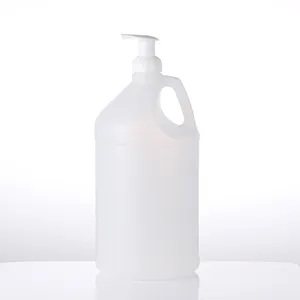 Großhandel hochwertige 4L Weiß 1 Gallone Schaum Pump flasche Leere HDPE Flüssig seifensp ender Flasche mit Pumpen deckel versand bereit