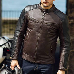 Premium Quality Leather Made Breathable Motorcycle Racing <b>Jacket</b> Windproof Waterproof Lightweight Custom <b>Biker</b> Leather <b>Jacket</b> - Product Image 4