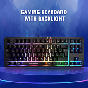 Giá rẻ sản xuất 87-key có dây Nga Bố trí bàn phím chơ<span class=keywords><strong>i</strong></span> game backlit vớ<span class=keywords><strong>i</strong></span> cảm giác cơ khí - Product Image 6
