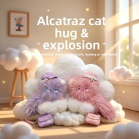 Nouvelle Peluche Intelligente en Fibres de Polyester IA pour Animaux de Compagnie, Poupée Interactrice avec Dialogue Intelligent, Connexion WiFi, Chat Grifone