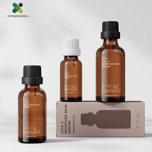 Mini flacon en verre pour huile essentielle, sérum, soin de la peau, avec grand bouchon à vis pour <span class=keywords><strong>massage</strong></span>, avec emballage cadeau personnalisé imprimé - Product Image 2