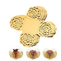 50 pièces de gobelets en papier pour truffes, doublures, gobelets en papier pour chocolat, emballage en papier pour chocolat, pour muffins, cupcakes, décoration de mariage et d'anniversaire