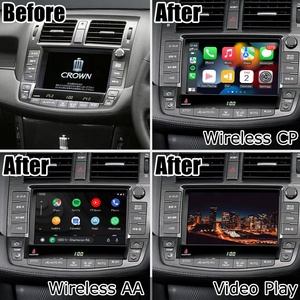 Caja de interfaz automática Android Carplay inalámbrica Lsailt para Toyota Crown S200 GRS204 URS206 UZS207 Majesta Athlete 2008-2012 - Product Image 3
