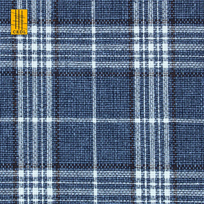 Quality Controlled Yarn-Dyed Check Fabric for Home Textile Curtain Carpet Cushion