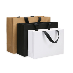<span class=keywords><strong>Sac</strong></span> en papier <span class=keywords><strong>kraft</strong></span> de luxe avec poignée, recyclable et imprimé offset, pour usage professionnel, pour <span class=keywords><strong>cadeau</strong></span> - Product Image 2