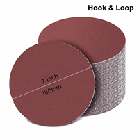 600 disques abrasifs en oxyde d'aluminium de 7 pouces (180 mm) en stock, à fixation auto-agrippante, grains 60-320, pour ponceuse orbitale aléatoire, bois, métal, peinture