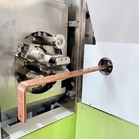 Machine de traitement automatique de barres de connexion CNC 3-en-1 : pliage, découpe, poinçonnage pour la fabrication de conducteurs électriques en cuivre, ligne de production