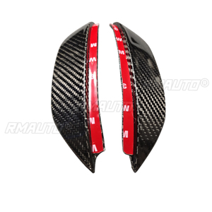 Protector de Espejo Retrovisor para Auto, Cubierta de Fibra de Carbono Real, Visera Solar, Protector Contra Lluvia, Universal - Product Image 4