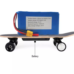 Un38.3 18650-7s1p 리튬 이온 배터리 팩 25.2V 2200mAh 미니 전동 스케이트보드용 2.2Ah/55.44Wh 18650 리튬 이온 배터리 팩 MSDS - Product Image 3