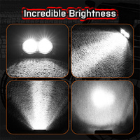 Phare de moto à LED Combo Beam 3 pouces 20W 12 volts pour Segway X160 X260 20-25