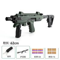 Réplica de Pistola Táctica Arctic Fox con Expulsión de Cartuchos de Dardos EVA, para Aventuras al Aire Libre, Venta al Por Mayor