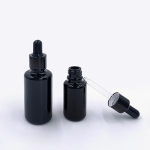 Flacon compte-gouttes en verre violet foncé/noir pour huiles essentielles, 5ml, 10ml, 15ml, 30ml, 50ml, 100ml, avec bouchon inviolable et sécurité enfant - Product Image 4