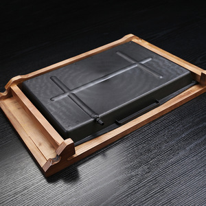 Solid Wood <b>Tea</b> Tray Boat Shaped Oak Drawer Style Kung Fu <b>Tea</b> <b>Set</b> Wooden <b>Tea</b> Sea Water Storage Chinese Style - Product Image 3