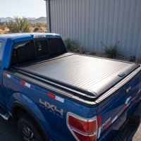 Couverture de benne de pick-up en aluminium rigide, à enroulement manuel et rétractable