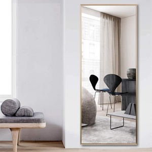 Espejo de Pared Grande de Cuerpo Entero con Marco de Aluminio Dorado, Decorativo y Moderno para Vestidor, Venta al Por Mayor - Product Image 5