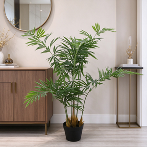 Cycada Artificiale Debao in Vaso, Albero Finto di Alta Qualità 120cm / 3.94ft per Decorazioni Natalizie e Domestiche - Product Image 3