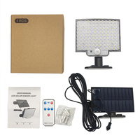Lampe de jardin à détecteur de mouvement super lumineuse extérieure 106 LED Télécommande à induction Led Garden Street Lights