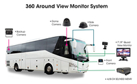 Système DVR mobile 4 canaux Full HD 1080P avec caméra de recul, écran étanche de 7,0 pouces pour voiture, bus, camion