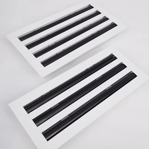 Diffuseur d'air linéaire en aluminium au design moderne, <span class=keywords><strong>grille</strong></span> de ventilation pour système CVC extérieur, cache de ventilation de climatisation - Product Image 1
