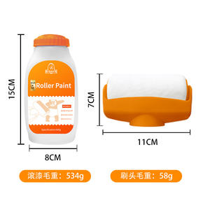 Rouleau de peinture grand format pour surfaces murales, peinture à base d'eau inodore, latex, couverture de graffitis, rouleau mural - Product Image 6