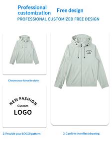 Ropa de Protección Solar Impermeable con Capucha de Seda de Hielo para Bebés y Niños Pequeños, Ligera, Personalizable con Logotipo, para Montañismo al Aire Libre - Product Image 5