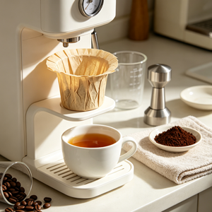 Einweg-Kaffeefilter-Papierkapseln, Tragbarer Nachfüllfilter für Tchibo <span class=keywords><strong>Cafissimo</strong></span>, K Fee & ALDI Espressomaschinen - Product Image 3