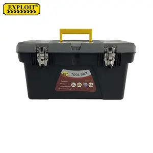 Multi Functionele Zware Auto Auto Reparatie 19 "Gereedschap Opbergdoos Draagbare Plastic Bouw Tool Case Met Metalen Gesp