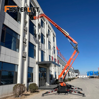 Nouvelle Plateforme Élévatrice Télescopique Électrique Spider Man de 12-28m, Montée sur Remorque, pour la Construction et la Maintenance (Traction Arrière) - Vente Directe Usine