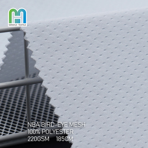 T-shirt respirant à séchage rapide en tissu polyester nid d'abeille couche d'air blanche 150gsm pour l'entraînement de basket-ball et les vêtements de sport - Product Image 3