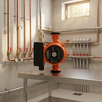 Pompe de circulation à commande par onduleur avancé, conception compacte pour réseaux de chauffage par chaudière LPM32-60