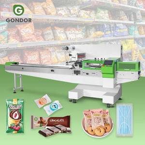 Machine d'emballage automatique de petite taille pour glaces, pains, rouleaux de pain, légumes et sucettes glacées en HDPE - Product Image 1