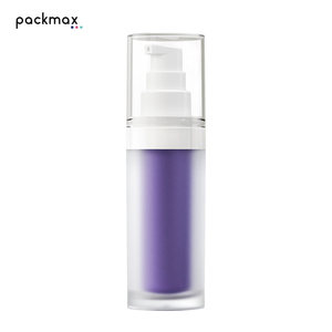 30ml Acrylic Travel <b>Pump</b> <b>Bottle</b> with Purple Inner – Refillable Spray & Foundation <b>Dispenser</b> - Product Image 1