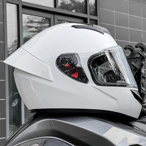 Casco de Moto Integral Unisex con Liberación Rápida Personalizado de ABS Nuevo con Aprobación DOT de Seguridad Ajuste Universal para Mujer con Visor Colorido - Product Image 6