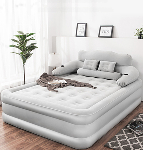 Matelas Gonflable Pliable King Size Épais Personnalisé avec Pompe Intégrée pour la Maison et le Camping – Vente en Gros - Product Image 1