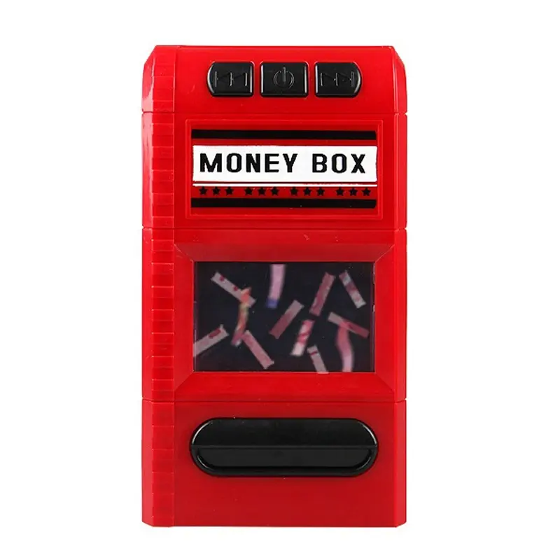6611 Piggy Bank Paper Shredder Design Money Box Piggy Bank Money Machine Toys For Children Gifts Toy