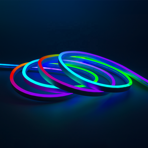 Striscia LED <span class=keywords><strong>Neon</strong></span> RGBIC 12V 5m in Silicone Flessibile Impermeabile per Esterni, Luce a Bassa Tensione Cambia Colore per Pubblicità e Decorazione - Product Image 3