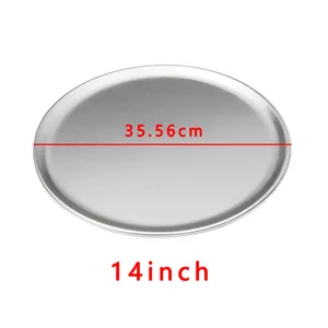 14 Inch Non Stick Aluminum Alloy Dish Pizza Pan plate Kitchen Baking Tray Metal Bakeware Set