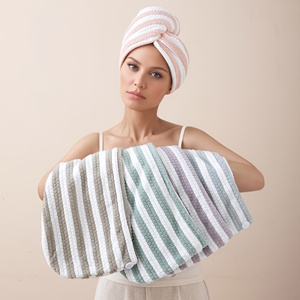 Chapeau de séchage des cheveux pour femmes, épaissi, absorbant, en polaire corail, pour adultes, séchage rapide - Product Image 2